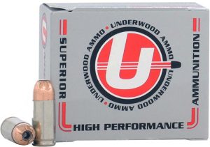 UNDERWOOD 9MM LUGER +P+ 115GR - JHP 20RD 10BX/CS