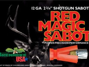 BRENNEKE USA RED MAGIC 12GA - 2.75" 1OZ SABOT 5RD 50BX/CS