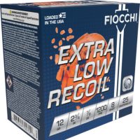 FIOCCHI LOW RECOIL 12GA 2.75" - 7/8OZ #8 1200FPS 250RD CASE
