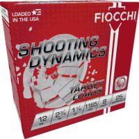 FIOCCHI 12GA 2.75" 1-1/8OZ #8 - 1165FPS 250RD CASE LOT