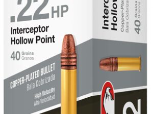 AGUILA INTERCEPTOR 22LR 40GR - LEAD-HP 1000RD CASE LOT