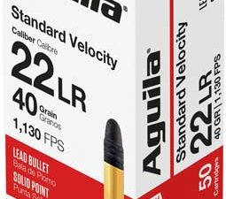 AGUILA STANDARD-VEL 22LR 40GR - LEAD-RN 2000RD CASE LOT
