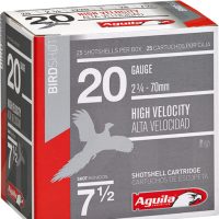 AGUILA SHOTSHELL 20GA 2.75" - 1OZ #7.5 250RD CASE LOT