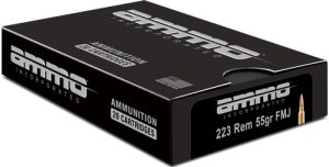 AMMO INC 223 REM 55GR FMJ - 20RD 25BX/CS