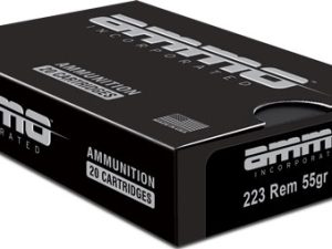 AMMO INC 223 REM 55GR FMJ - 20RD 25BX/CS