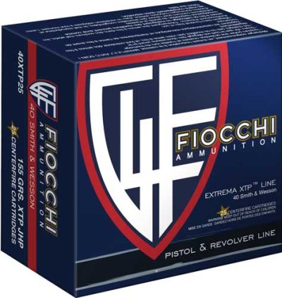 FIOCCHI 40 SW 155GR XTP-HP - 25RD 20BX/CS