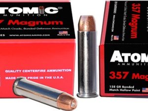 ATOMIC 357 MAG 158GR BONDED - JHP 20RD 10BX/CS