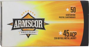 ARMSCOR 45 ACP 230GR FMJ - 50RD 20BX/CS