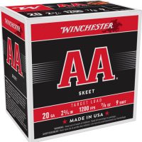 WINCHESTER AA 20GA 2.75" 7/8OZ - #9 1200FPS 250RD CASE LOT