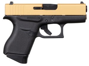 GLK 43 9MM 6RD GOLD SLIDE