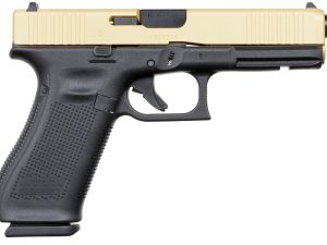 GLK 17G5 9MM 17RD GOLD SLIDE
