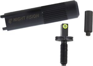 NIGHT FISION AR-15/10 TRITIUM - ADJUSTABLE POST YELLOW DOT SG