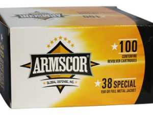 ARMSCOR 38SPL 158GR FMJ 100/1200