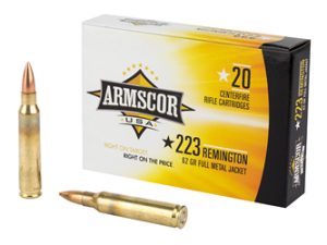 ARMSCOR 223REM 62GR FMJ 20/1000