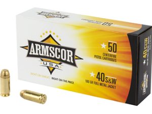 ARMSCOR 40SW 180GR FMJ 50/1000