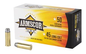 ARMSCOR 45C 255GR LEAD 50/400