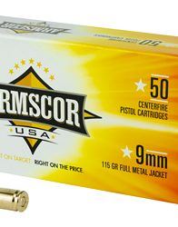 ARMSCOR 9MM 115GR FMJ 50/1000