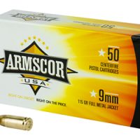 ARMSCOR 9MM 115GR FMJ 50/1000