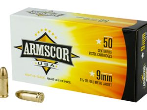 ARMSCOR 9MM 115GR FMJ 50/1000