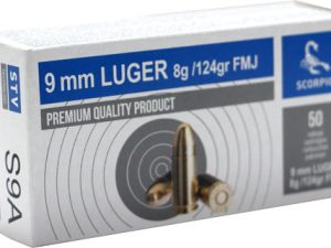 SCORPIO 9MM LUGER 124GR FMJ - 50RD 20BX/CS - Image 3