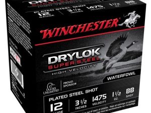 WINCHESTER DRYLOK 12GA 3.5" - 1-1/2OZ #BB 1475FPS 25RD 10B/C