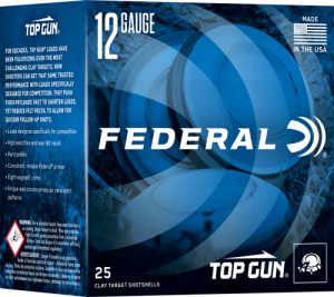 FEDERAL TOP GUN 12GA 1OZ #8 - 1250FPS 250RD CASE LOT