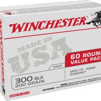 WINCHESTER USA 300 AAC 200GR - FMJ 60RD 4BX/CS