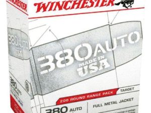 WINCHESTER USA 380 ACP 95GR - FMJ-RN 200RD 5BX/CS