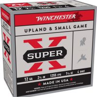 WINCHESTER SUPER-X 12GA 2.75" - 1-1/8OZ #4 1255FPS 250RD CASE