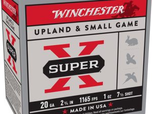 WINCHESTER SUPER-X 20GA 2.75" - 1OZ #7.5 1165FPS 250RD CASE