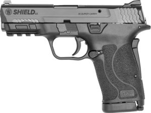 S&W SHIELD EZ 30 SUPER CARRY - BLACKENED SS/BLK NO THUMB SFT