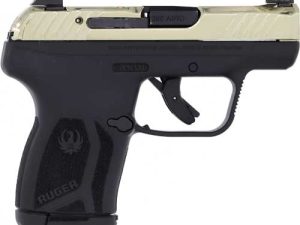 RUGER LCP MAX 380ACP FRONT - NIGHT SGT CHAMPAGNE PVD SLIDE