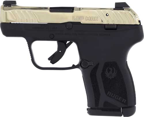 RUGER LCP MAX 380ACP FRONT - NIGHT SGT CHAMPAGNE PVD SLIDE
