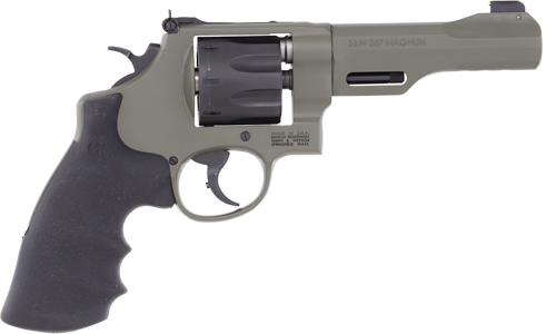 S&W 327 PERFORMANCE CENTER 5" - 357 8-SHOT TRR8 MOSS CERAKOTE