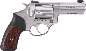RUGER SP101 357 MAGNUM 3" - FS SS RUBBER/WOOD WILEY CLAPP