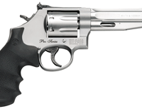 S&W PRO SERIES 686PLUS 357 5" - AS 7-SHOT STAINLESS RUBBER
