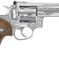 RUGER GP100 DELUXE 4" ENGRAVED - SS ADJ. (TALO)