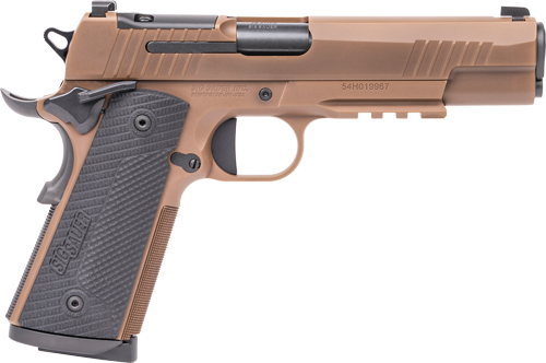 SIG 1911 X 45ACP 5" XRAY3 - OR (2)8RD G10 STEEL COYOTE