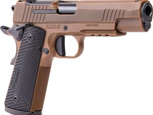 SIG 1911 X 45ACP 5" XRAY3 - OR (2)8RD G10 STEEL COYOTE