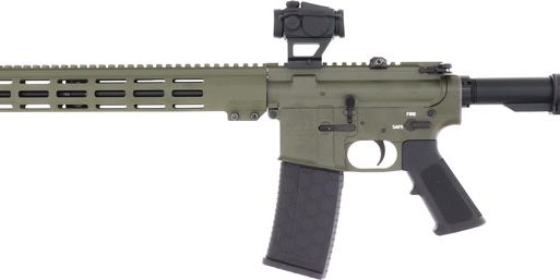 GLFA AR15 RIFLE 223 WYLDE - 16" NIT BBL ODG TSR-1X RD