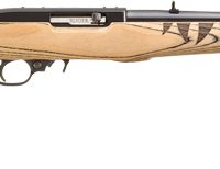 RUGER 10/22 22LR GATOR SCENE - BLUED NATURAL LAMINATE STOCK