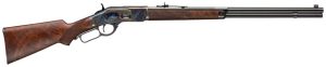 WINCHESTER MODEL 1873 DELUXE - SPORTER 45LC BLUED/WALNUT