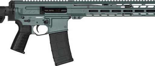 CMMG RIFLE DISSENT MK4 5.56MM - 16" 30RD SL-K ADJ STK GREEN