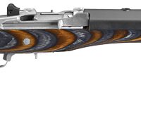 RUGER MINI-14 5.56MM LAMINATED - CHEVRON BROWN/BLACK STOCK SS