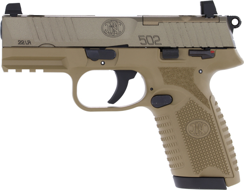 FN 502 MRD 22 LR 2-10 RD MAGS - FDE/FDE