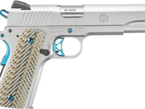 RUGER SR1911 BPVD 45ACP 8-SHOT - STAINLESS WOOD GRIPS