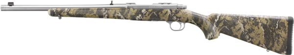 RUGER 77/44 44REM MAGNUM - SS SYN W/RINGS  THREADED - Image 1