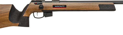 ANSCHUTZ 1761 HB MSR 22LR - 21.4" BLUED/WALNUT 2-STG