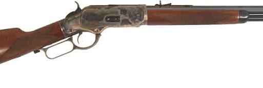 CIMARRON 1873 SADDLE RIFLE - 45LC 18" CC/BLUED WALNUT