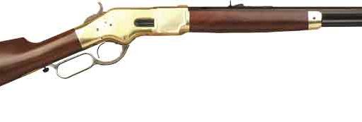CIMARRON 1866 YELLOWBOY 38SP - 20" OCTAGON BRASS/BLUED WALNUT